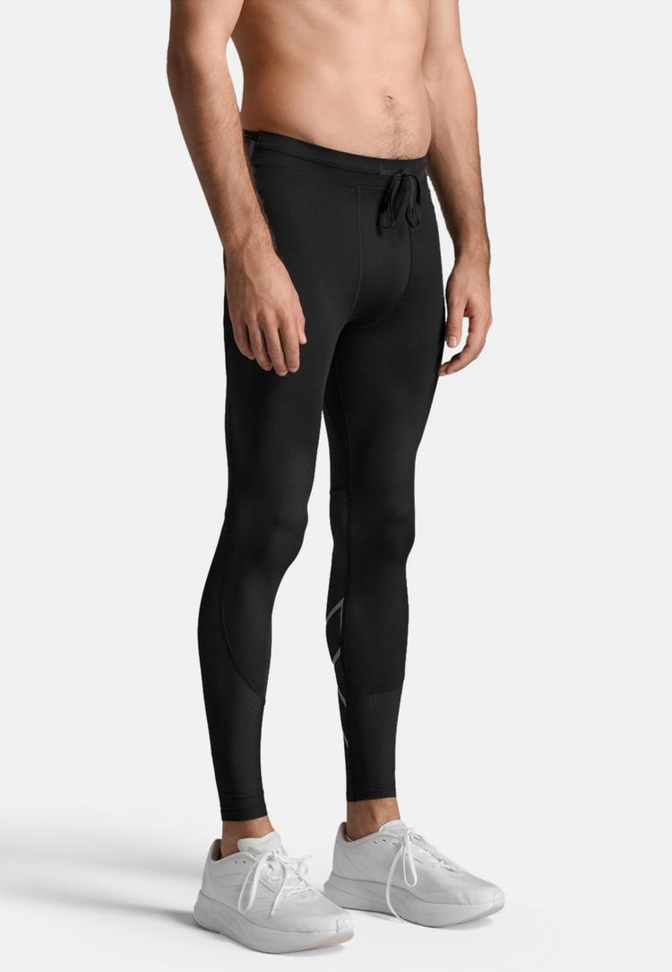 2XU 2XU Aero Mesh Compression Tights Tights Herren - black-silver reflective - 3 | SportScheck