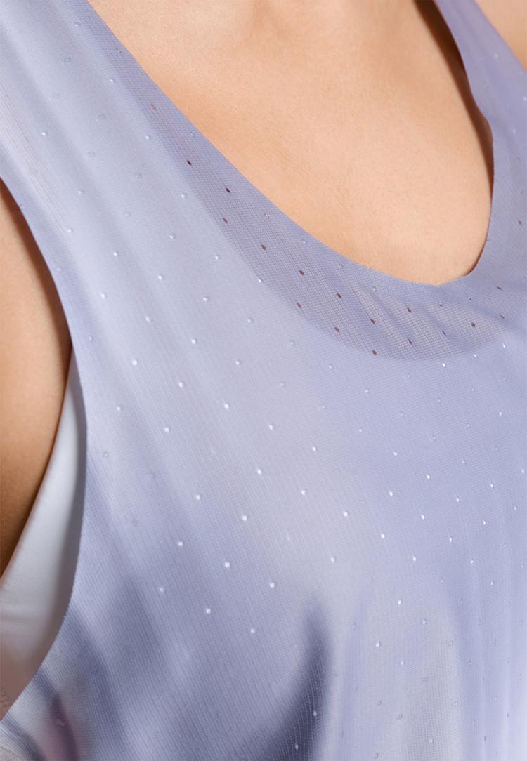 2XU 2XU Light Speed React Singlet Funktionsshirt Damen - glass gradient lilac-silver rf - 7 | SportScheck