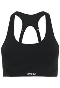2XU Aero Mesh Medium Impact Bra BH Damen - black-silver reflective