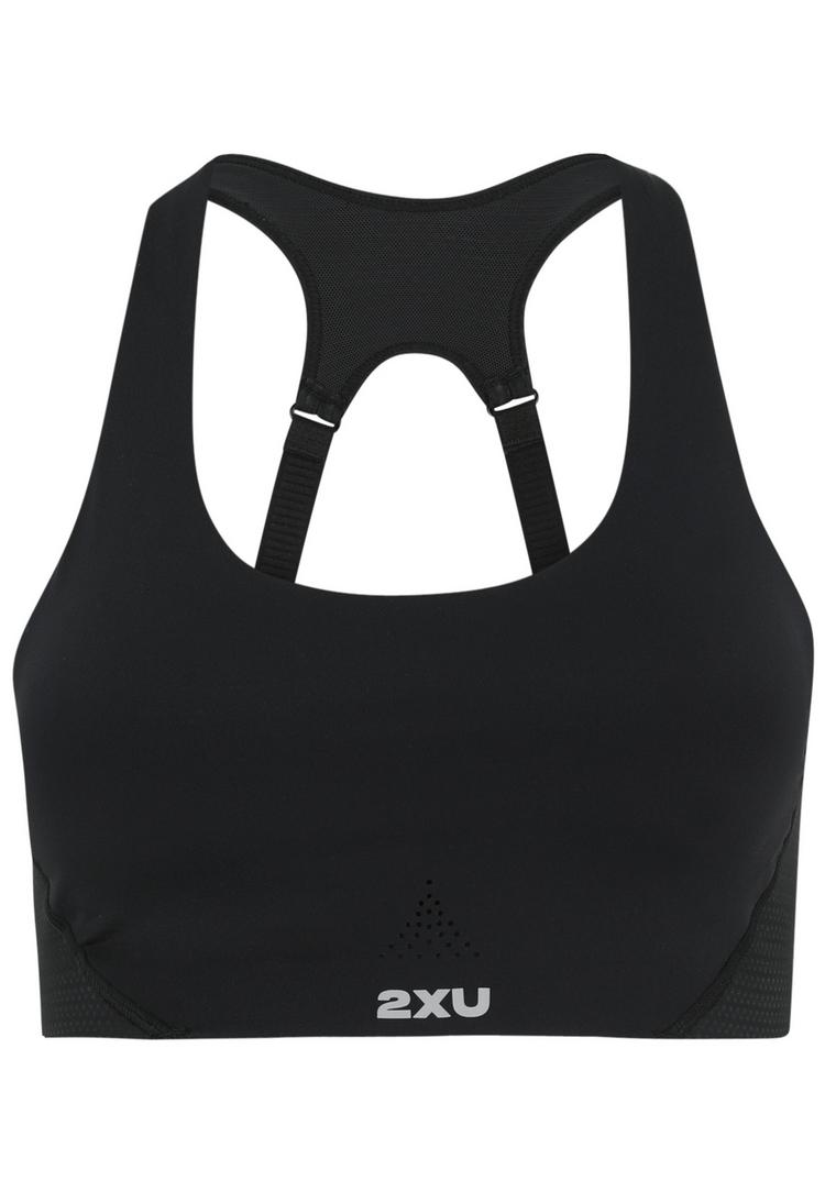 2XU 2XU Aero Mesh Medium Impact Bra BH Damen - black-silver reflective - 0 | SportScheck