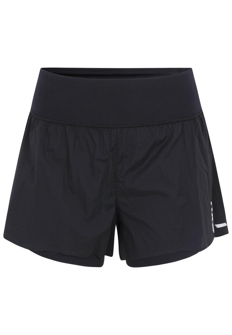 2XU 2XU Aero Hi-Rise 2-in-1 3 Inch Shorts Funktionsshorts Damen - black-silver reflective - 0 | SportScheck
