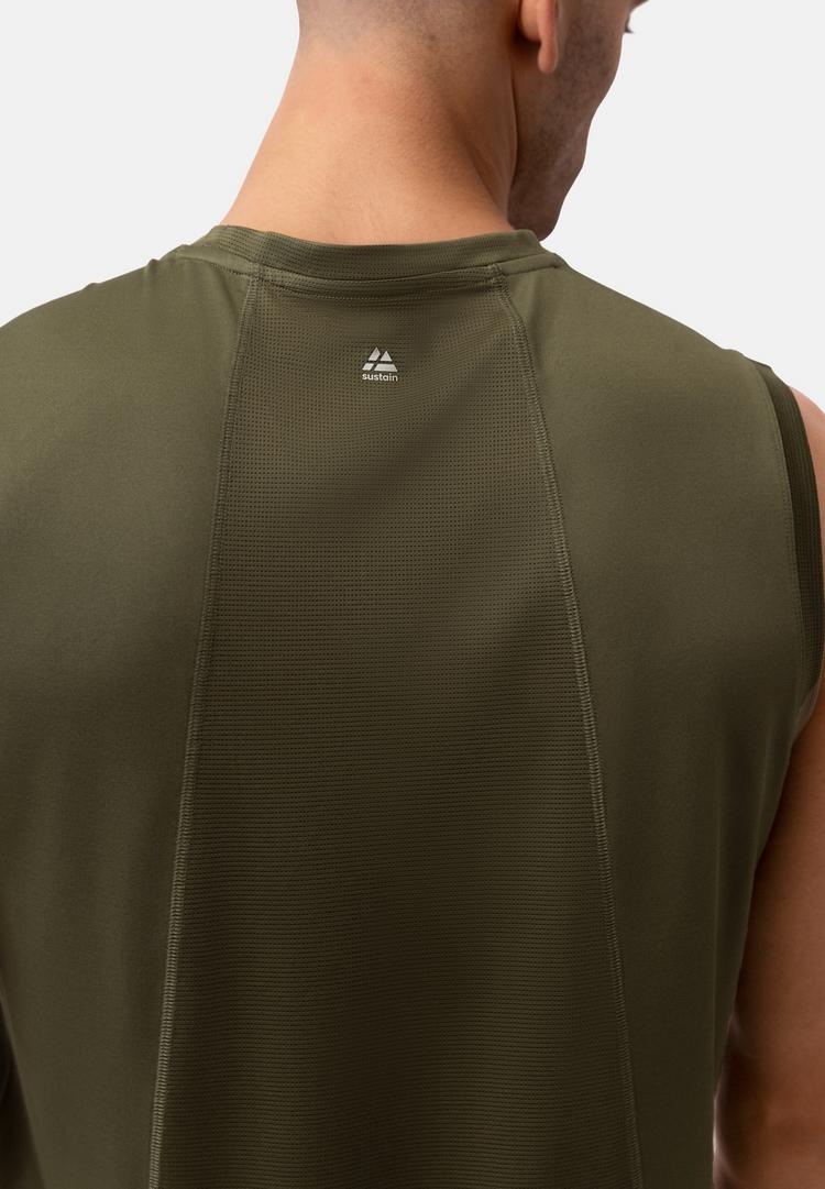 DANISH ENDURANCE DANISH ENDURANCE Sustain Sports Tank Funktionstop Herren - black/olive - 0 | SportScheck