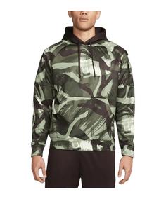 Nike Therma-FIT Allover Camo Hoody Laufshirt Herren braunweiss