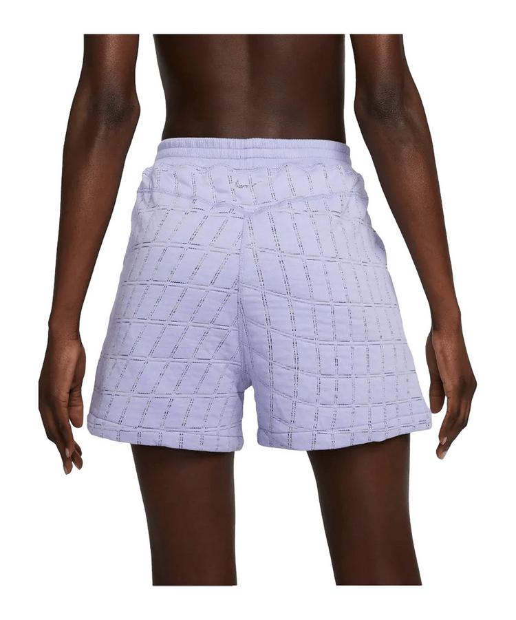 Nike Nike Yoga Therma-FIT Cozy Fleece Short Damen Laufshorts Damen - violett - 0 | SportScheck