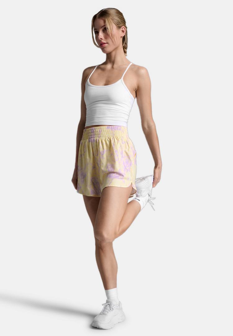 2XU 2XU Aero Hi-Rise 4 Inch Shorts Funktionsshorts Damen - pixel lemon-white reflective - 1 | SportScheck