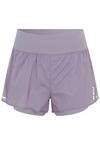 2XU Aero Hi-Rise 2-in-1 3 Inch Shorts Funktionsshorts Damen - digital lilac-white reflective