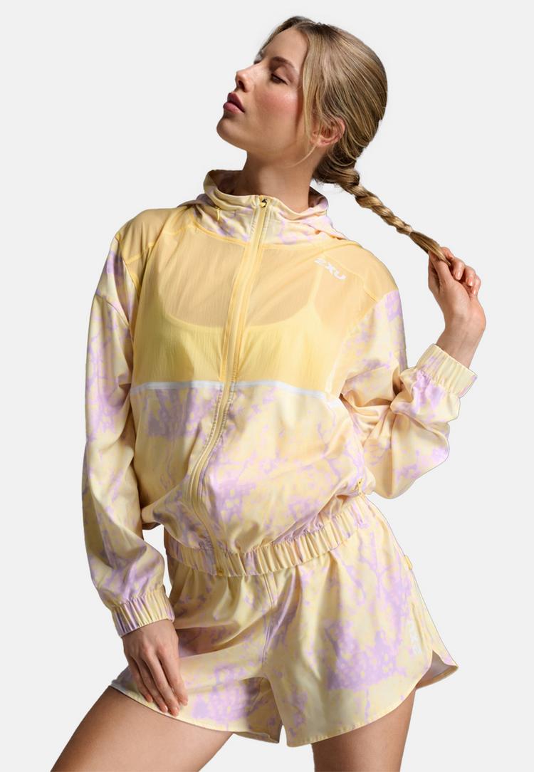 2XU 2XU Aero Sheer Windbreaker Laufjacke Damen - pixel lemon-white reflective - 3 | SportScheck