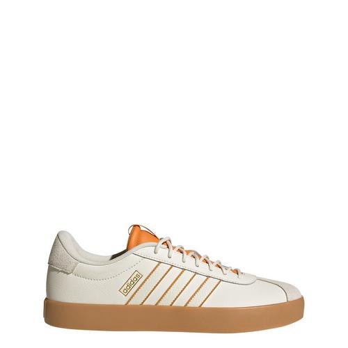 Rückansicht von adidas VL Court 3.0 Schuh Sneaker Herren Off White / Ivory / Orbit Grey
