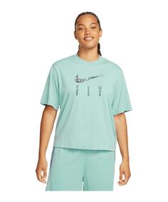 Nike Dri-Fit Swoosh Fly Boxy 2 T-Shirt Damen T-Shirt Damen blau