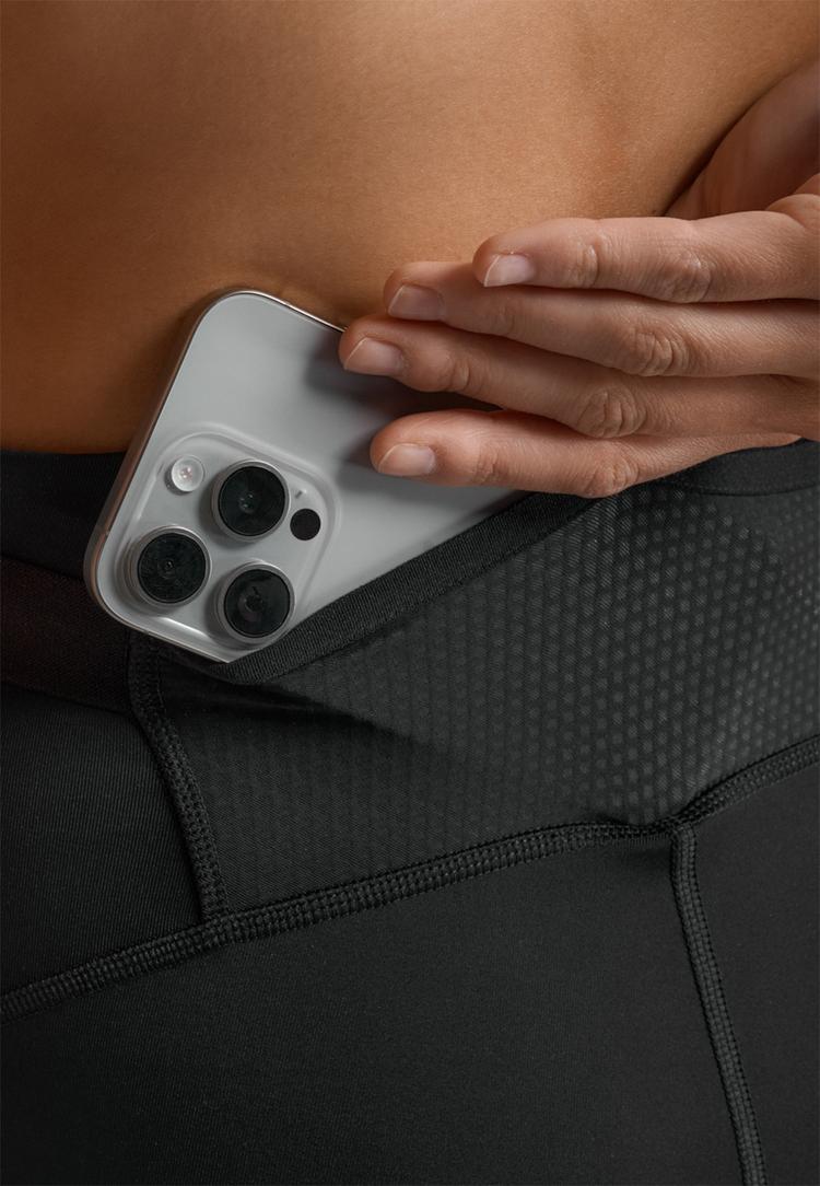 2XU 2XU Aero Mesh Hi-Rise Comp Tight Tights Damen - black-silver reflective - 5 | SportScheck