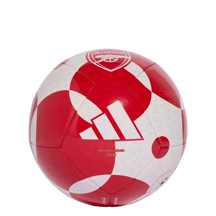 adidas adidas Arsenal Home Club Ball Fu&szlig;ball - White / Better Scarlet / Team Power Red 2 - 0 | SportScheck