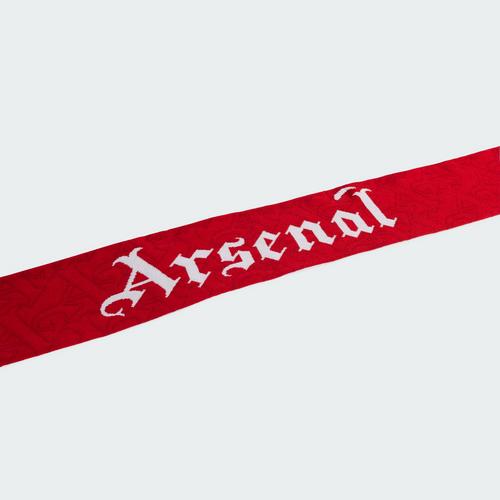 Rückansicht von adidas FC Arsenal Heimschal Fanschal Better Scarlet / White / Better Scarlet