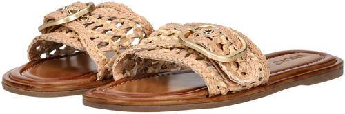 Rückansicht von Inuovo Pantoletten Freizeitschuhe Damen Natur