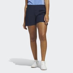 Rückansicht von adidas Pintuck 5-Inch Pull-On Golfshorts Shorts Damen Collegiate Navy