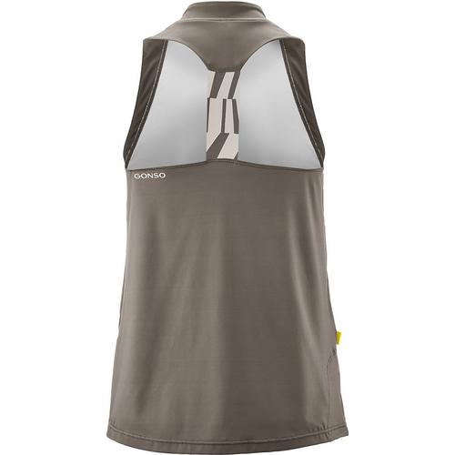 Rückansicht von Gonso Adventure Jersey Sleeveless Fahrradtrikot Damen Grau0633