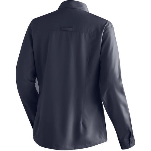 Rückansicht von Maier Sports Magos L/S W Funktionsbluse Damen Marine3272
