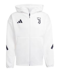 adidas Juventus Turin Anthem Kapuzenjacke Weiß Trainingsjacke Herren weiss