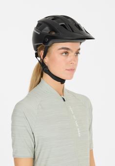 Rückansicht von Endurance Bruni Fahrradhelm 1001 Black