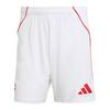 adidas FC Arsenal 25/26 Heimshorts Fu&szlig;ballshorts Herren - White / Better Scarlet