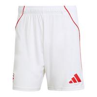 adidas FC Arsenal 25/26 Heimshorts Fu&szlig;ballshorts Herren - White / Better Scarlet