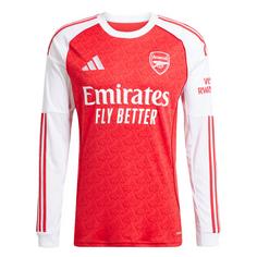 adidas FC Arsenal 25/26 Long Sleeve Heimtrikot Fußballtrikot Herren Better Scarlet / White