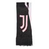 adidas Juventus Turin Heimschal Fanschal - Black / White / Bliss Pink