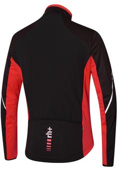 Rückansicht von RH+ Alpha Padded Jakt Fahrradjacke Herren black-red code