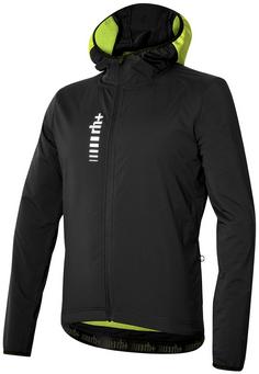 RH+ Alpha Padded Hoody Jkt Fahrradjacke Herren black-acid lime
