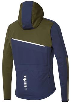 Rückansicht von RH+ Klyma Hoofed Softshell Jtk Fahrradjacke Herren absolute blue-kaluga
