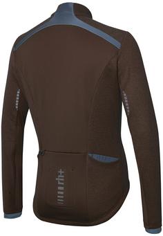 Rückansicht von RH+ All Road Sweater Fahrradtrikot Herren espresso-ardesia