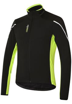 RH+ Alpha Padded Jakt Fahrradjacke Herren black-acid lime