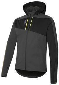 RH+ Klyma Hoofed Softshell Jtk Fahrradjacke Herren - black-titanium