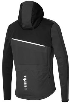 Rückansicht von RH+ Klyma Hoofed Softshell Jtk Fahrradjacke Herren black-titanium