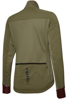 Rückansicht von RH+ Logo Alpha Padded Fahrradjacke Damen black-gold