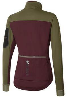 Rückansicht von RH+ Thermo W Jacket Fahrradjacke Damen cabernet-kaluga
