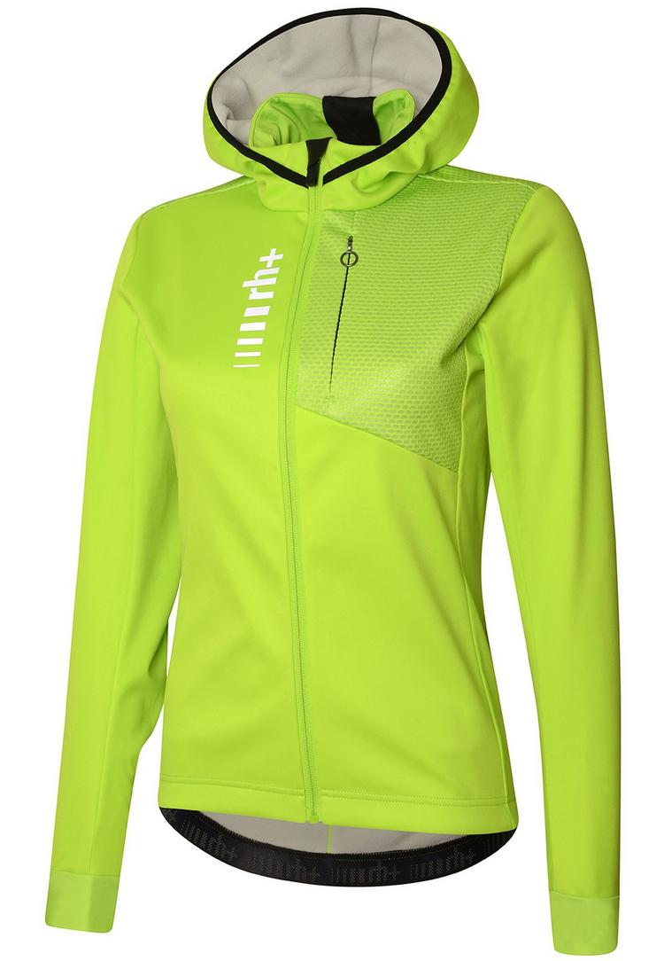 RH+ RH+ Hooded Soft Shell W Jacket Fahrradjacke Damen - acid lime - 0 | SportScheck