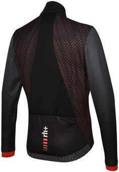 Rückansicht von RH+ Stylus Printed Thermo Jkt Fahrradjacke Herren black-red shadow
