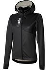 RH+ Hooded Soft Shell W Jacket Fahrradjacke Damen - black