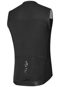 Rückansicht von RH+ Logo Sleeveless Jersey Fahrradtrikot Herren black