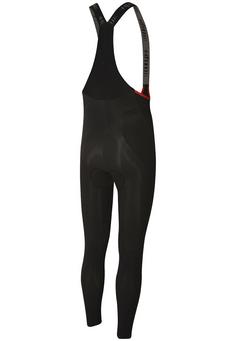 Rückansicht von RH+ Nordic Bibtight Fahrradtights Herren black-red code