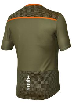 Rückansicht von RH+ Trail Short Fahrradtrikot Herren kaki