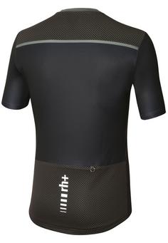 Rückansicht von RH+ Trail Short Fahrradtrikot Herren beluga black-black-army