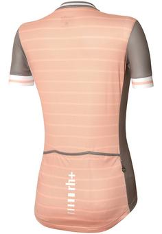Rückansicht von RH+ Akira W Jersey Fahrradtrikot Damen blossom-mud-white