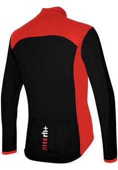 Rückansicht von RH+ Stylus Wind Jacket Fahrradjacke Herren red code-black