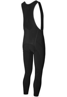 Rückansicht von RH+ Nordic Bibtight Fahrradtights Herren black-reflex