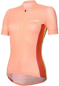 RH+ Rainbow W Jersey Fahrradtrikot Damen apricot-rainbow green