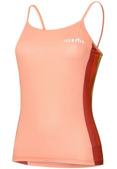 RH+ Rainbow W Spaghetto Fahrradtrikot Damen apricot-rainbow green