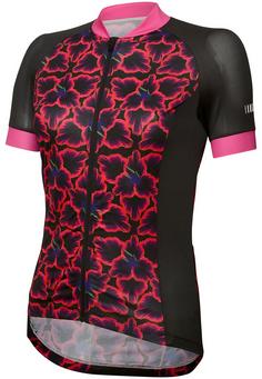 RH+ Venere Evo W Jersey Fahrradtrikot Damen neon flower azalea