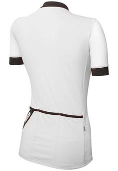 Rückansicht von RH+ Drop W Jersey Fahrradtrikot Damen white-black