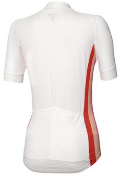 Rückansicht von RH+ Rainbow W Jersey Fahrradtrikot Damen white-rainbow rose